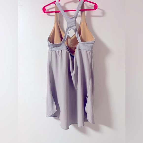 LULULEMON SIZE 6 Venus Tank light gray with built in bra! EUC! No flaws! - Picture 4 of 5